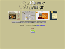 Tablet Screenshot of classicwebdesign.com